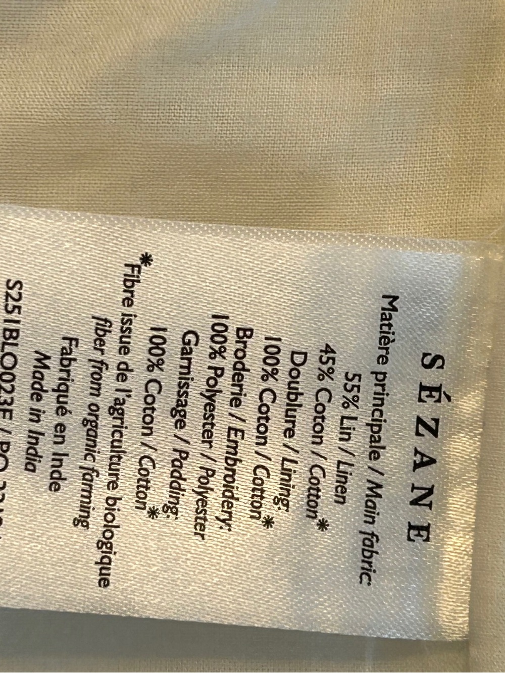NWT Sézane ORANE Jacket/Vest/Top SZ 8 🇫🇷 - Picture 10 of 10
